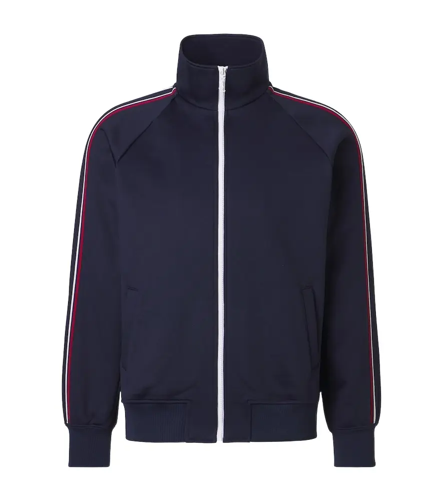 Saint Laurent Cotton-blend track jacket