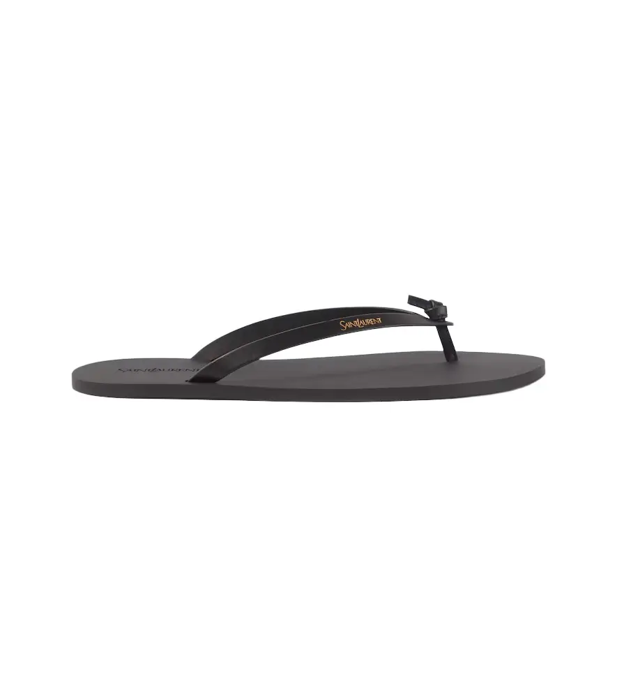 Saint Laurent Leather thong sandals