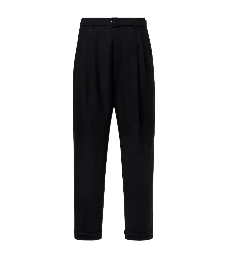 Saint Laurent Wool gabardine straight pants
