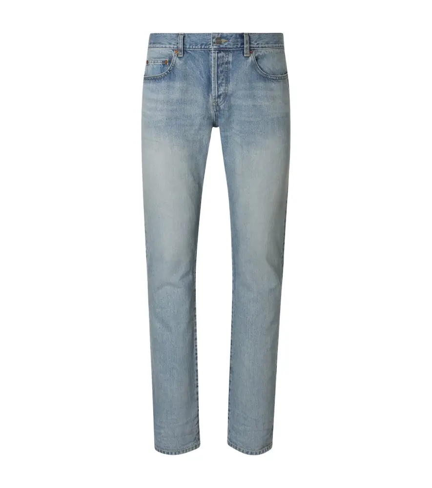 Saint Laurent Faded slim jeans