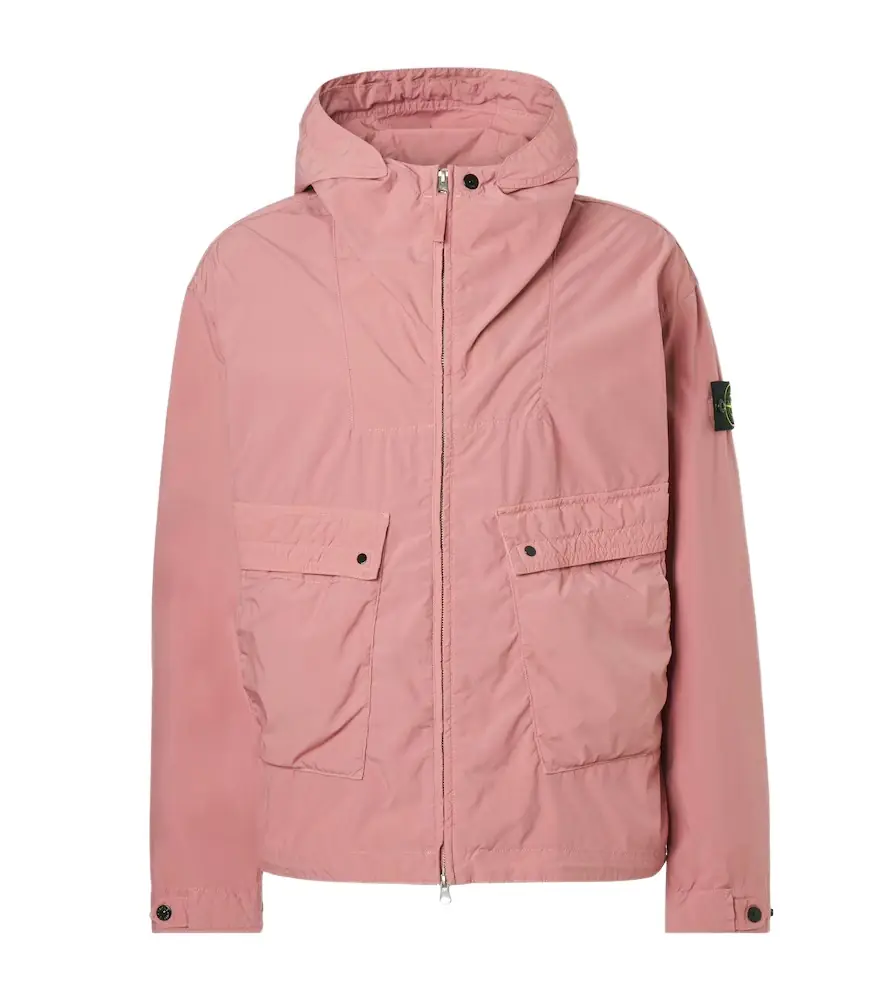 Stone Island Compass hooded canvas jacket