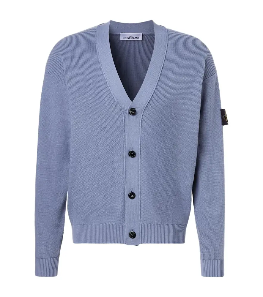 Stone Island Compass cotton cardigan