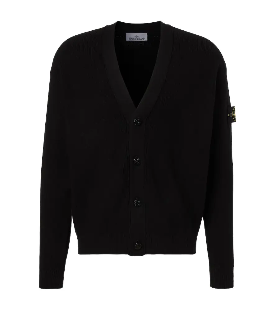 Stone Island Compass cotton cardigan