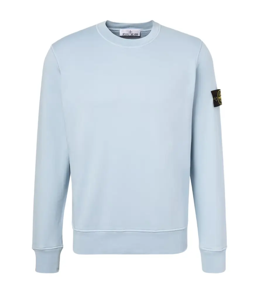 Stone Island Compass cotton fleece sweatshirt