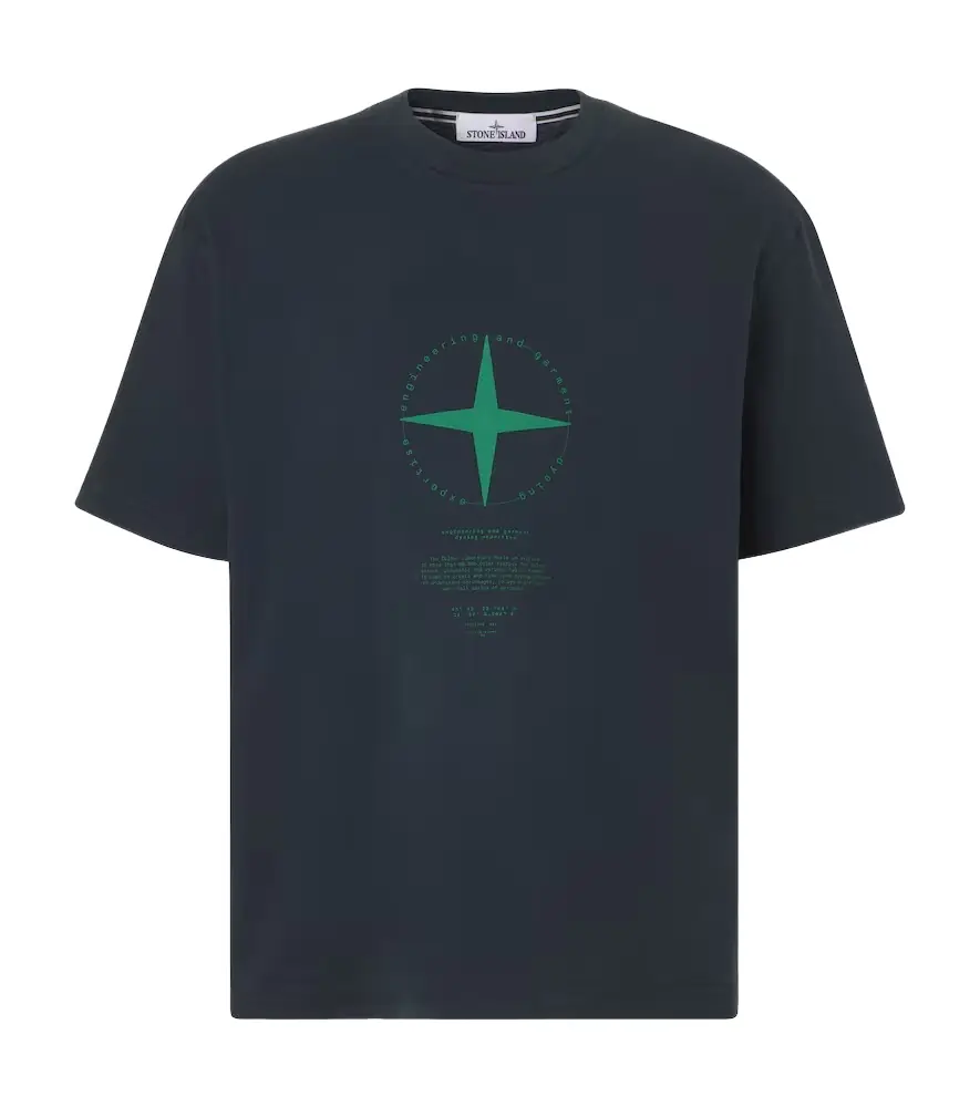 Stone Island Logo cotton jersey T-shirt