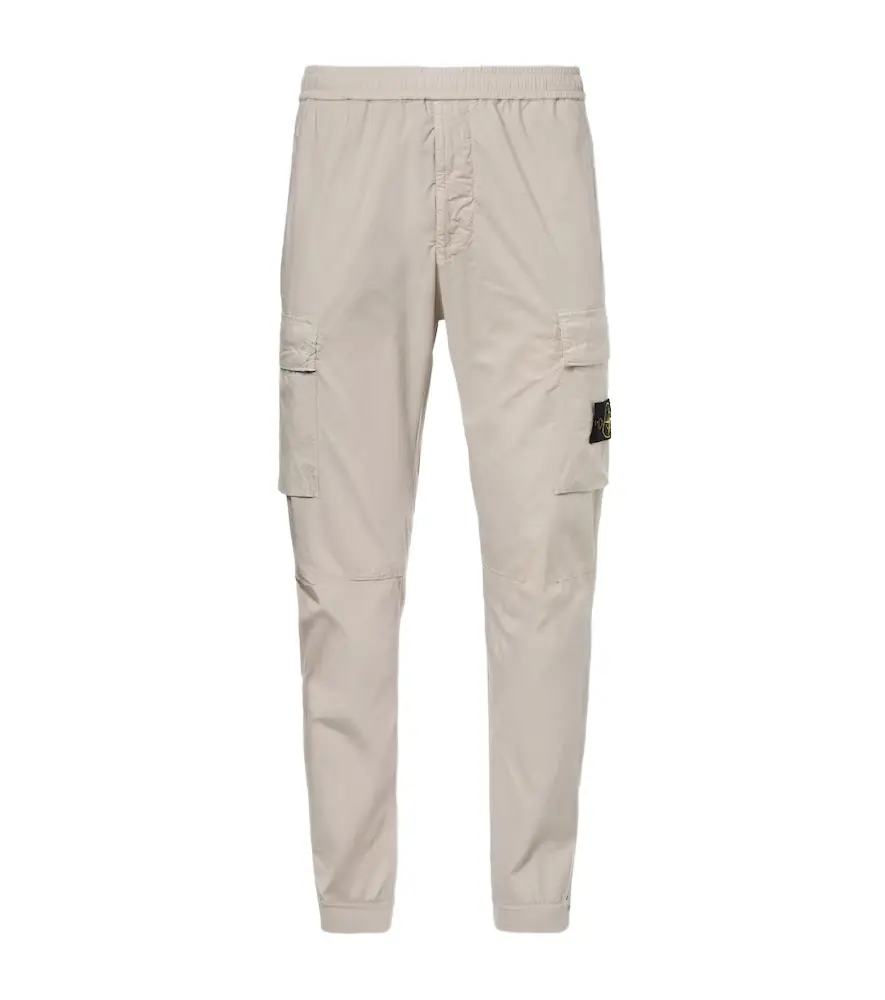 Stone Island Compass cotton-blend cargo pants
