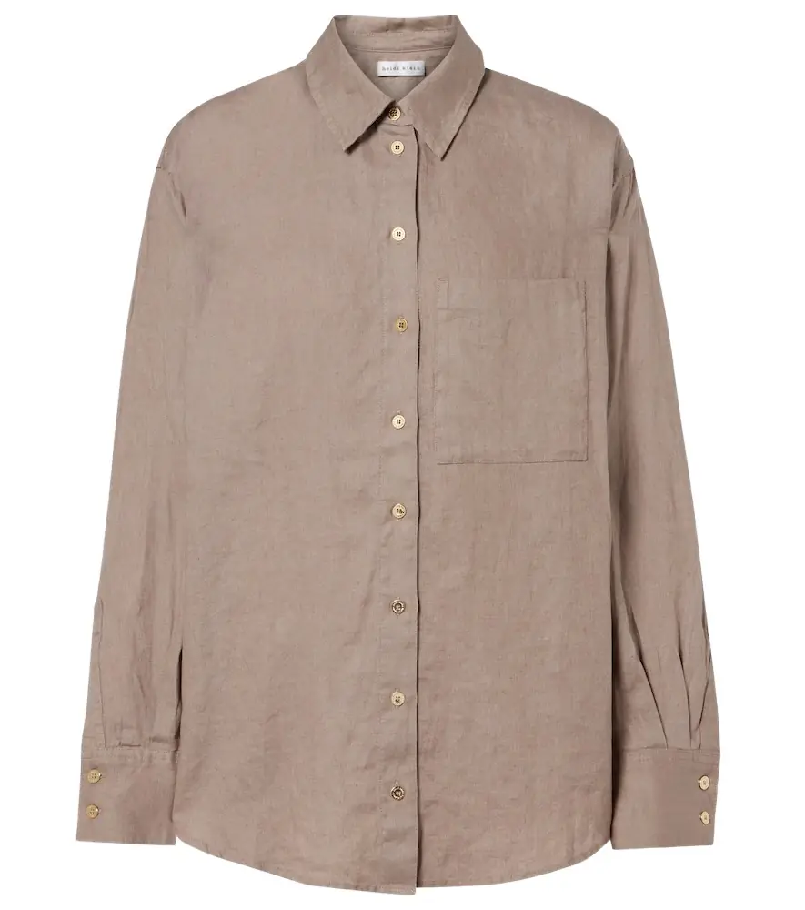 Heidi Klein Zakynthos linen shirt