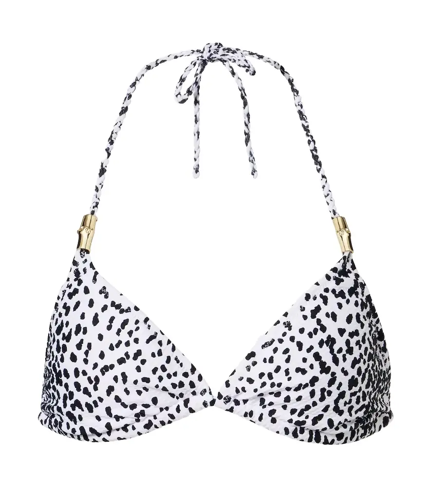 Heidi Klein Icaria printed bikini top