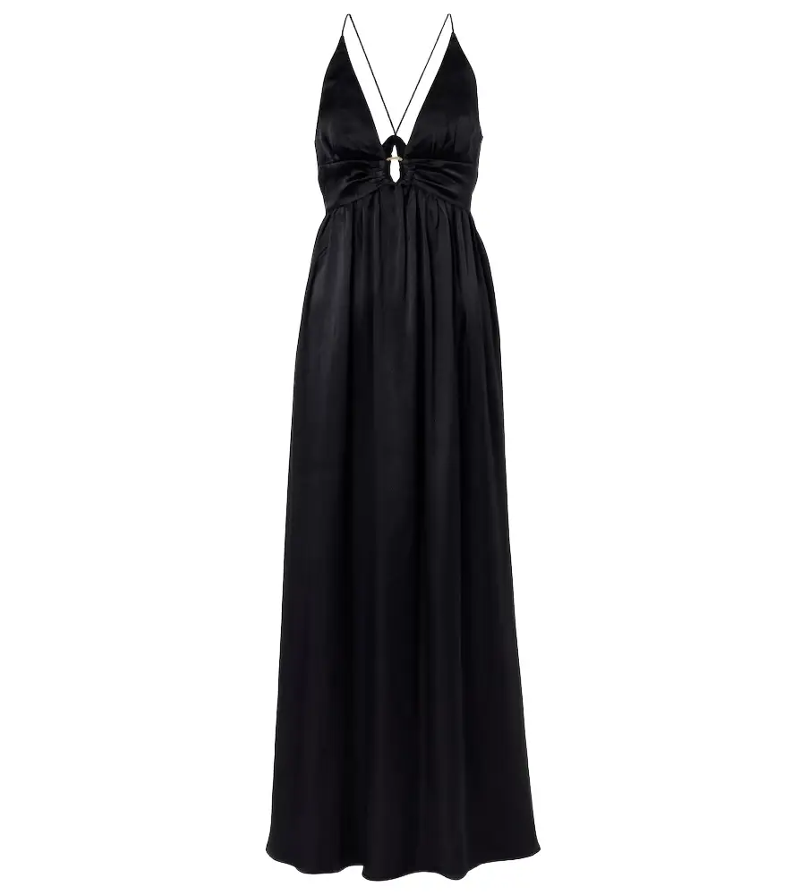 Heidi Klein Meteora silk satin maxi dress