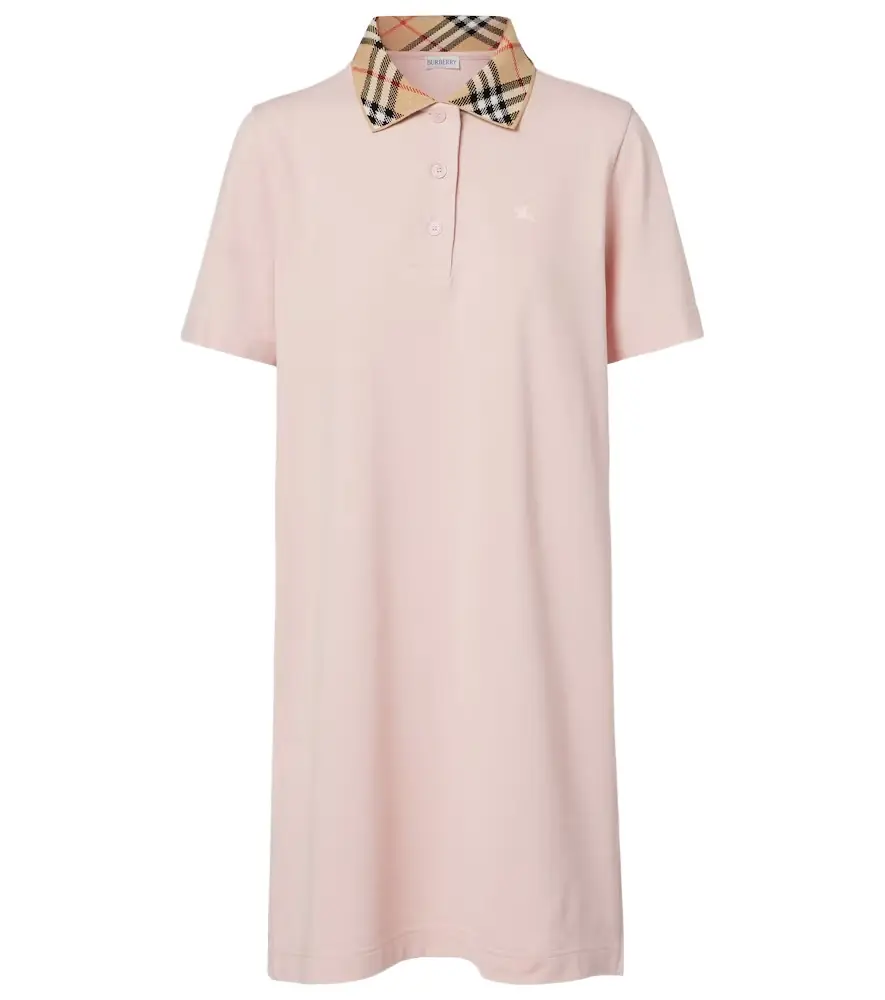 Burberry Check cotton polo dress