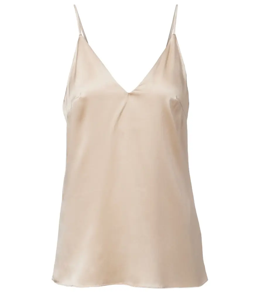 Brunello Cucinelli Silk-blend satin camisole
