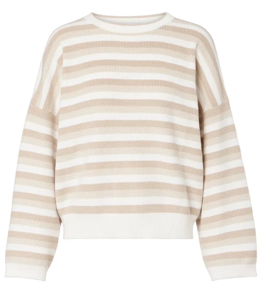 Brunello Cucinelli Striped cotton sweater