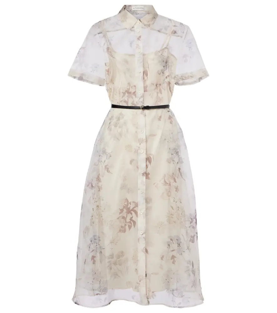 Altuzarra Kiera floral silk midi dress