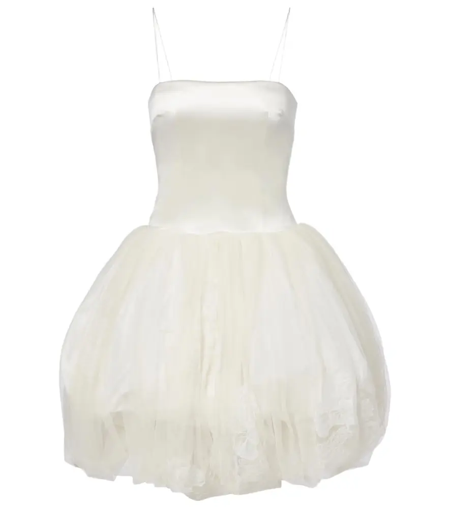 Danielle Frankel Bridal Sadie wool and silk corset dress