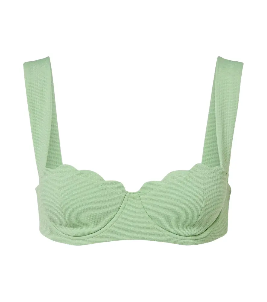 Marysia North scalloped bikini top