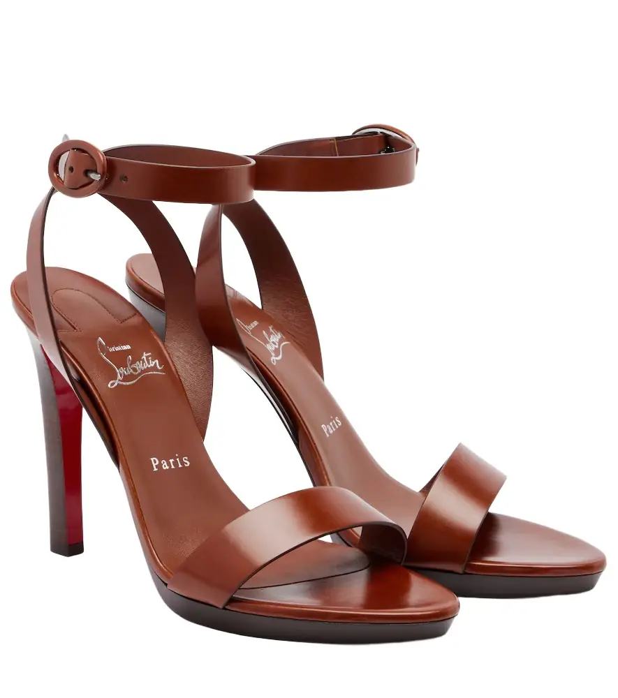 Christian Louboutin Fanny leather slingback sandals
