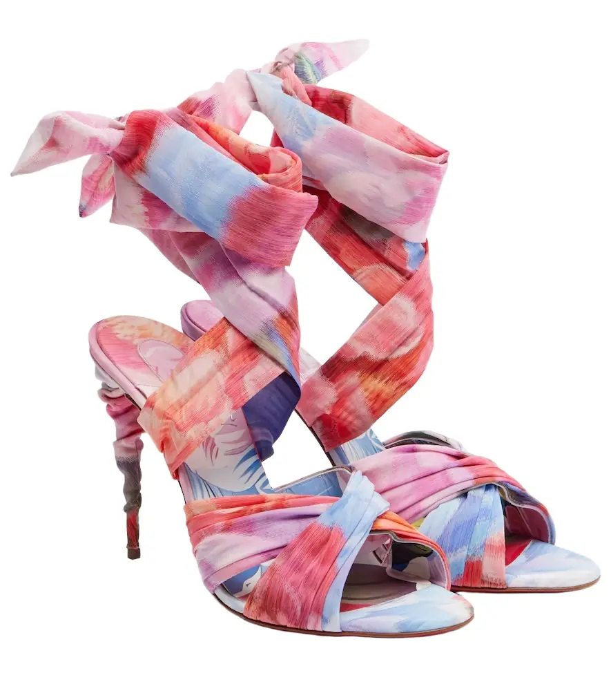Christian Louboutin Affabula floral sandals