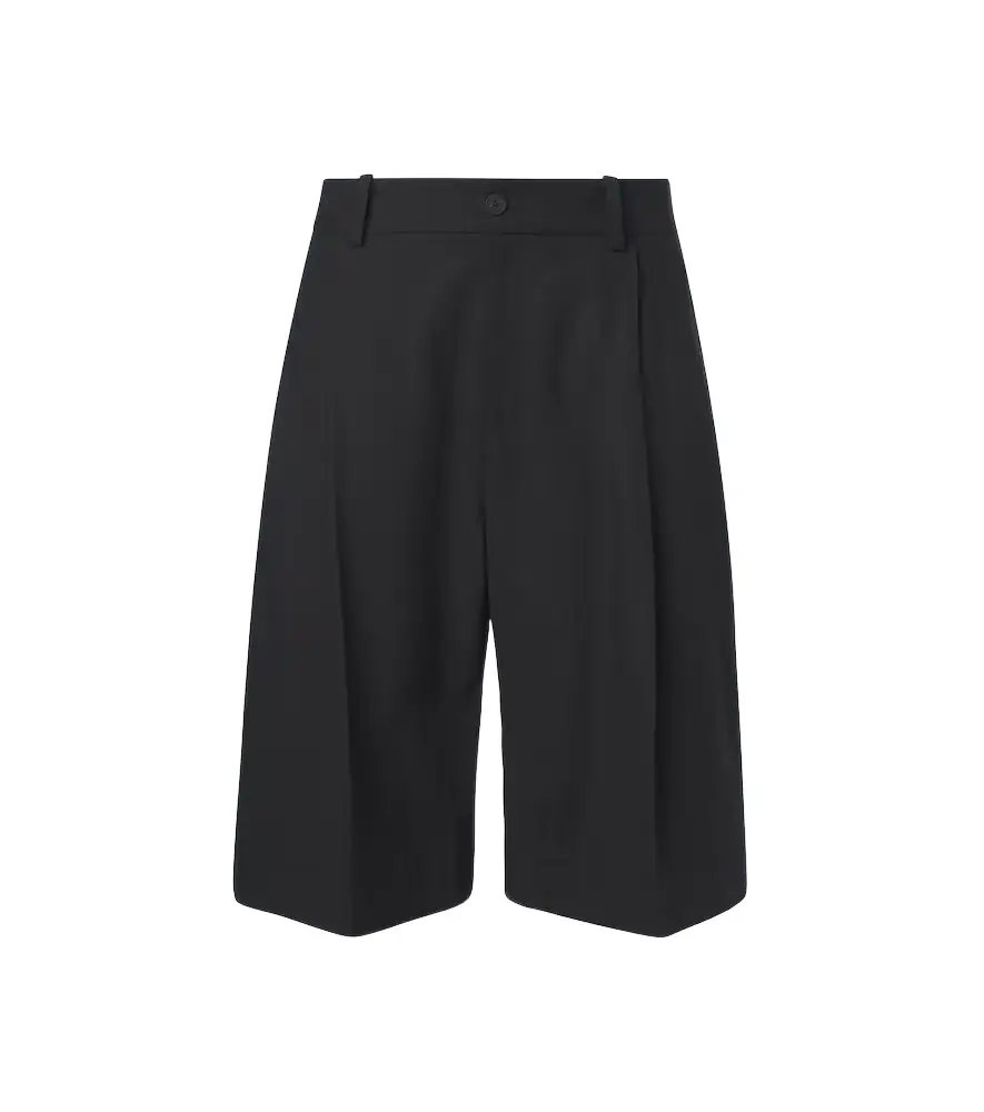 Studio Nicholson Cotton and linen Bermuda shorts