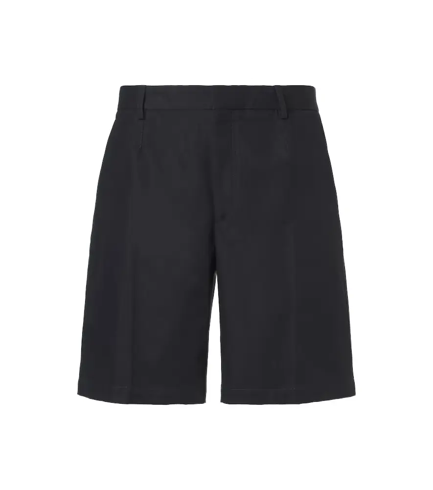 Zegna Cotton and linen straight pants