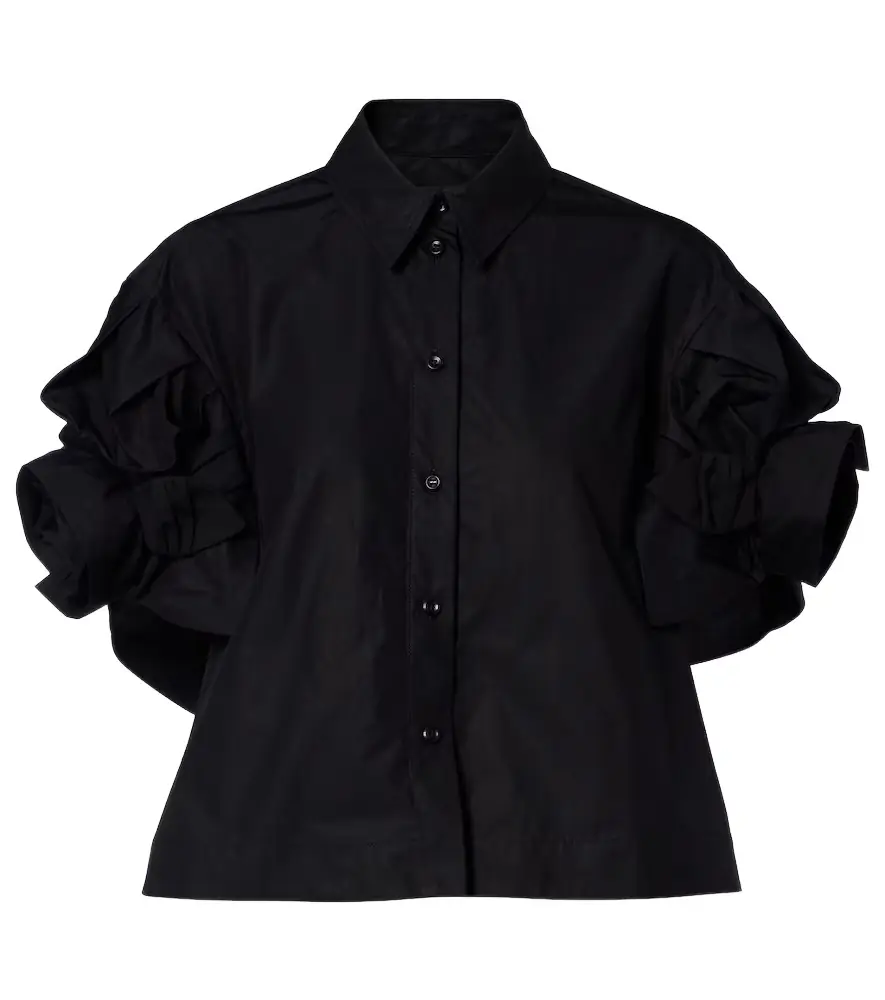 Simone Rocha Puff-sleeve cotton shirt