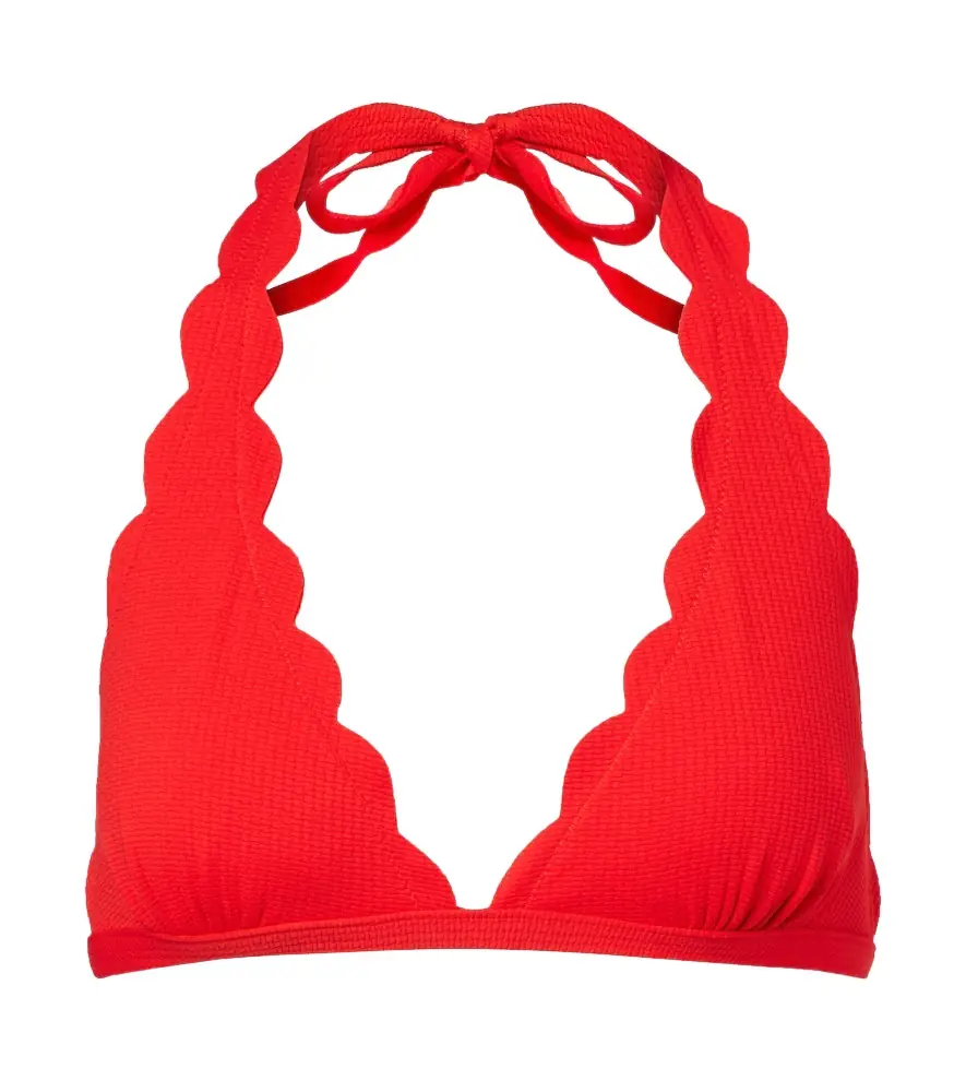 Marysia Spring scalloped bikini top