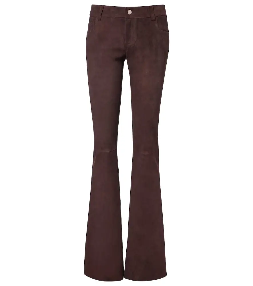 Stouls Pawlonia suede flared pants