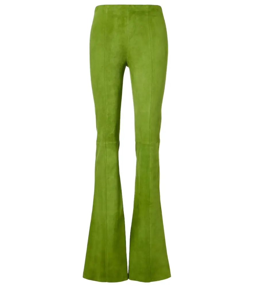 Stouls Gege suede flared pants