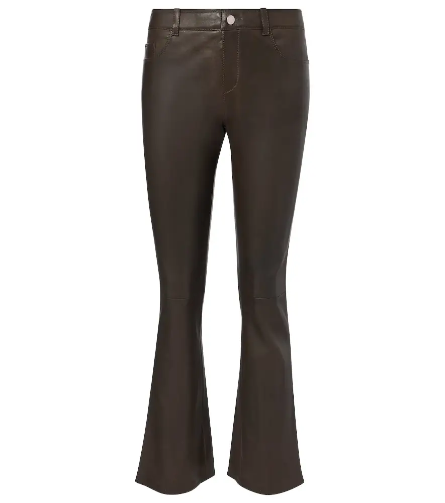 Stouls Dean 22 leather flared pants