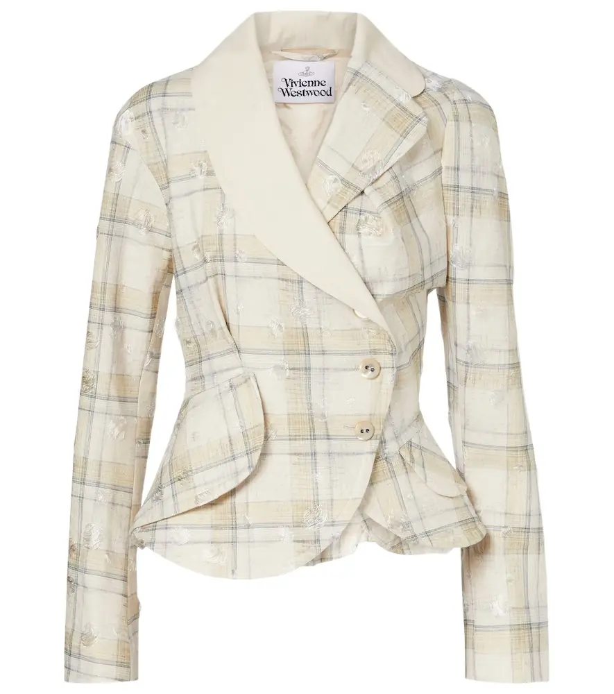 Vivienne Westwood Stormy tartan cotton-blend jacket