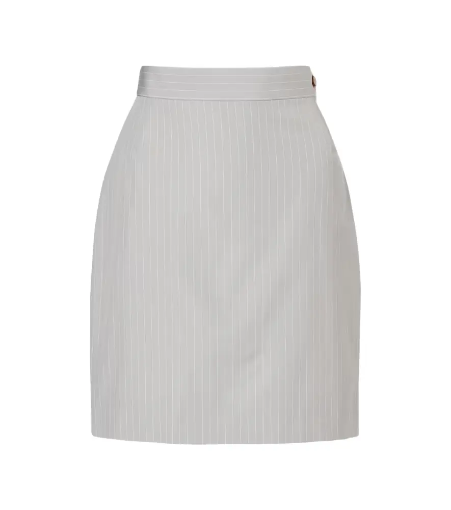 Vivienne Westwood Pinstripe cotton miniskirt