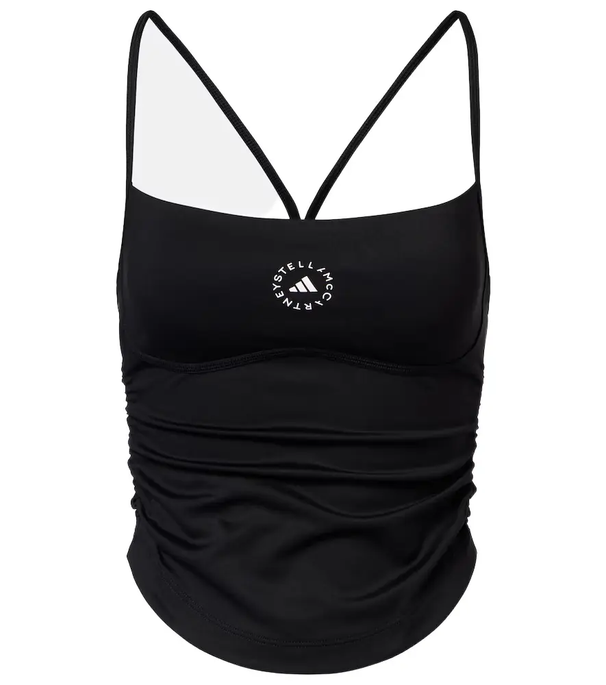 Adidas by Stella McCartney Logo jersey tank top
