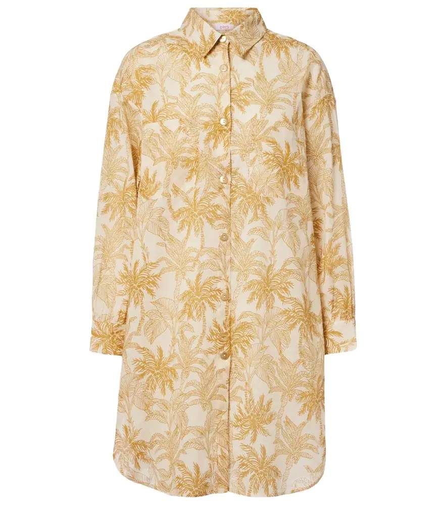 Eres Exotisme printed cotton voile shirt