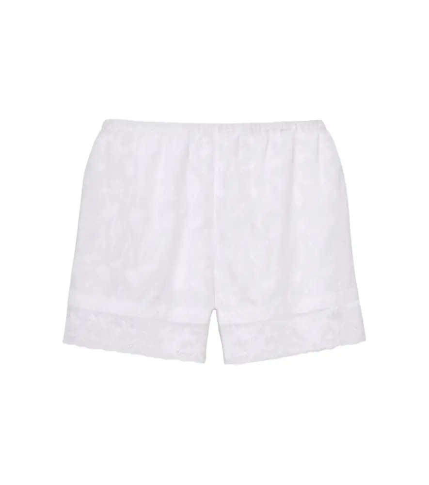 Eres Floralie floral cotton-blend voile shorts