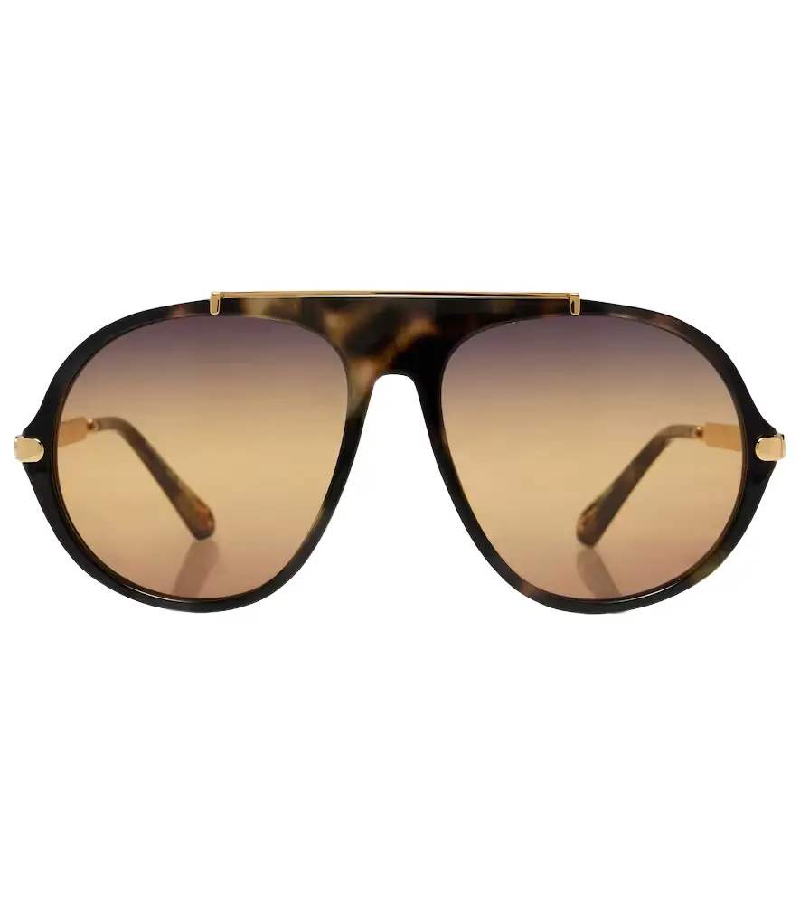 Chloe Chloé Aly Combi aviator sunglasses