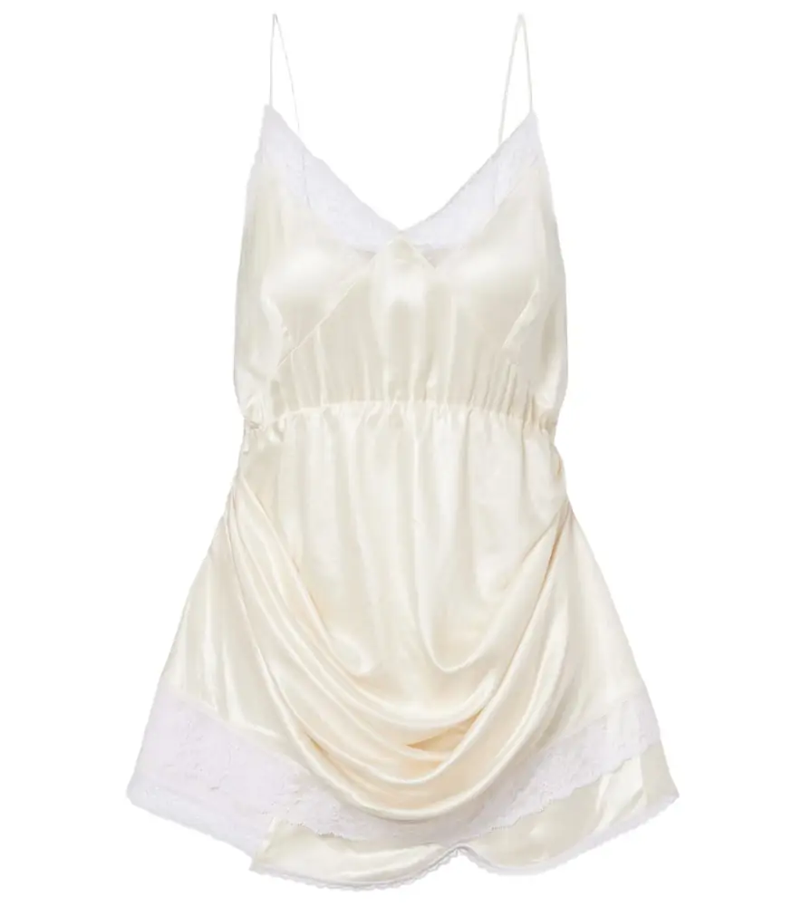 Magda Butrym Lace-trimmed minidress
