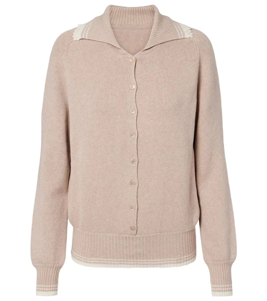 Magda Butrym Cotton and cashmere cardigan