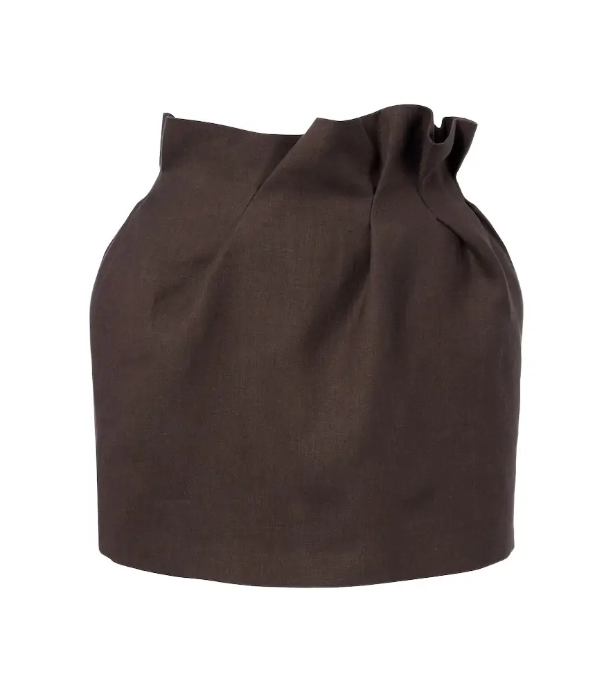 Magda Butrym Linen miniskirt