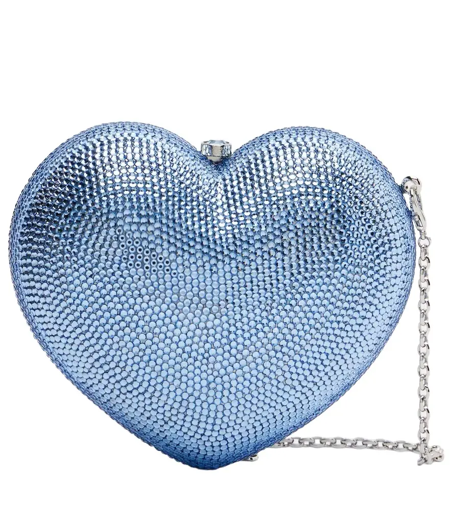 Judith Leiber Couture L'Amour Petit Coeur embellished clutch
