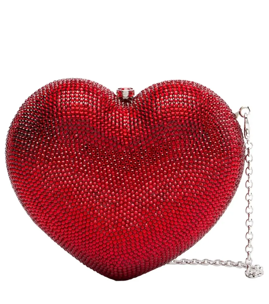 Judith Leiber Couture L'Amour Petit Caur embellished clutch