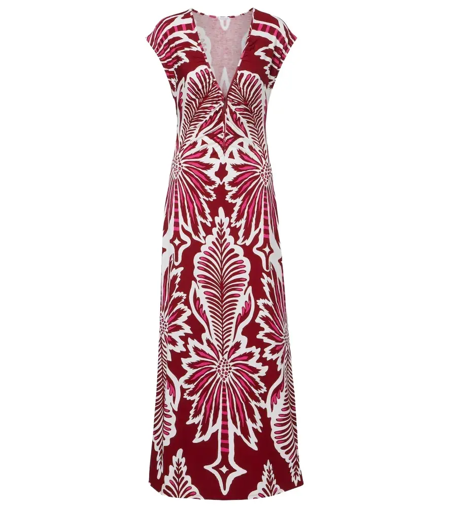 Poupette St Barth Nova floral jersey maxi dress