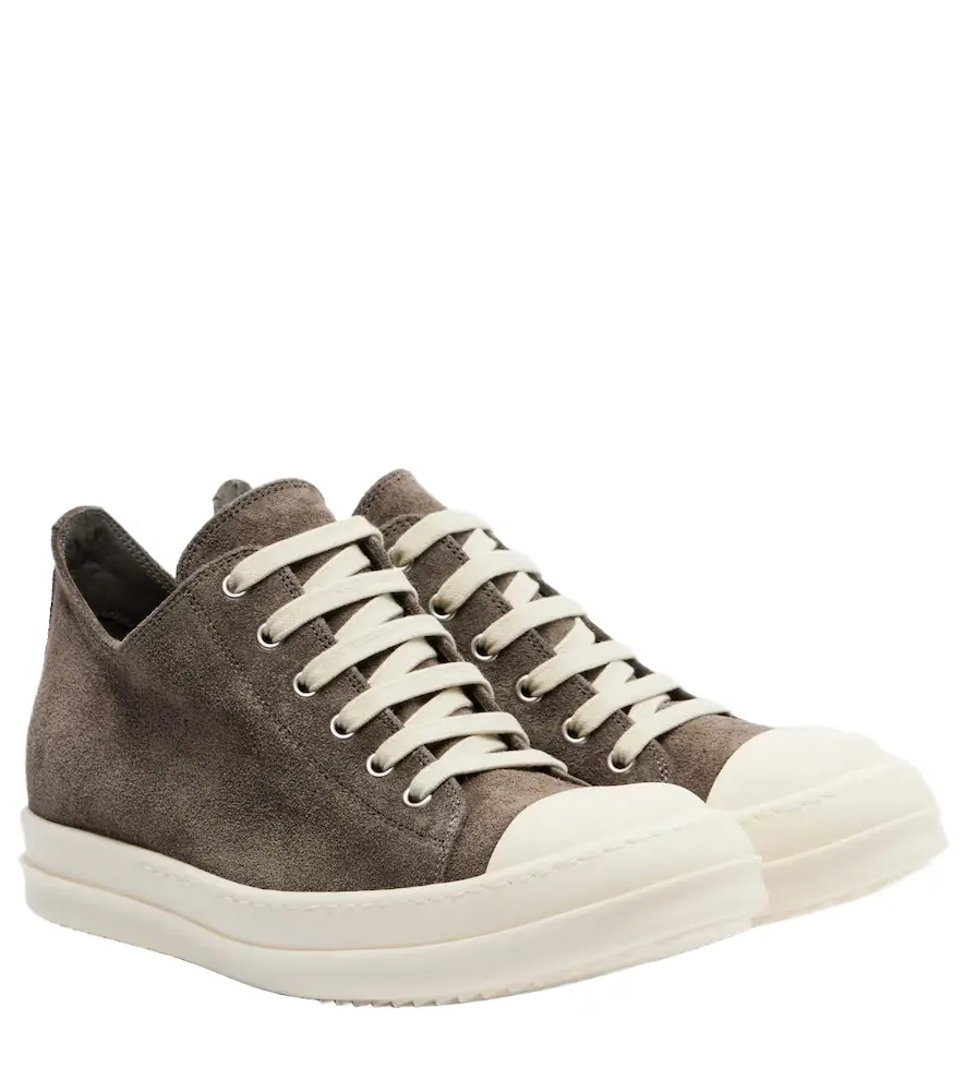 Rick Owens Suede low-top sneakers
