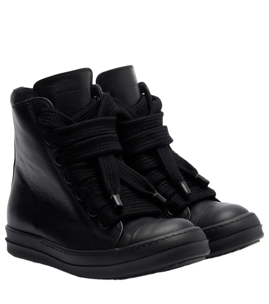 Rick Owens Jumbolace leather sneakers