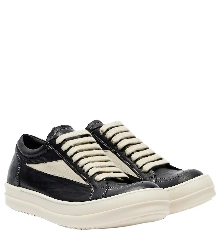 Rick Owens DRKSHDW Vintage leather sneakers