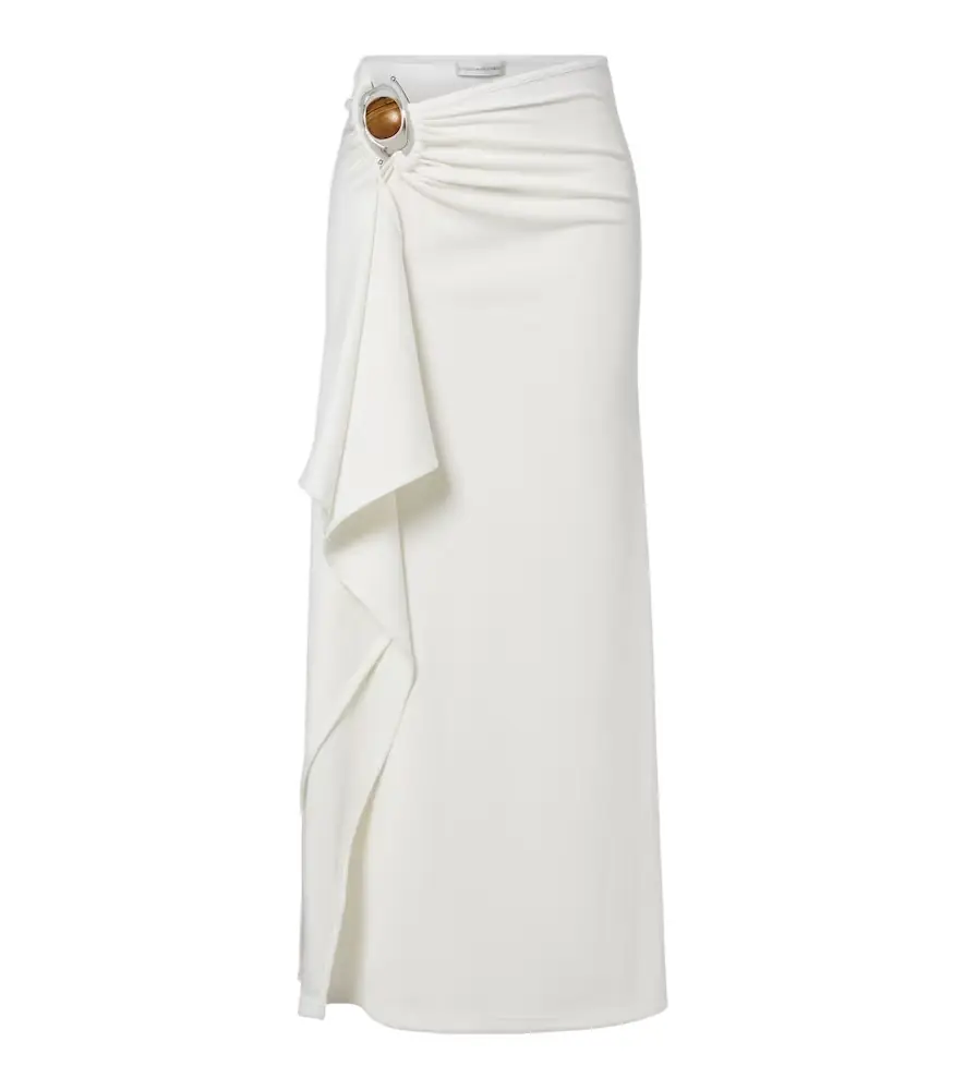 Christopher Esber Occhio embellished jersey maxi skirt