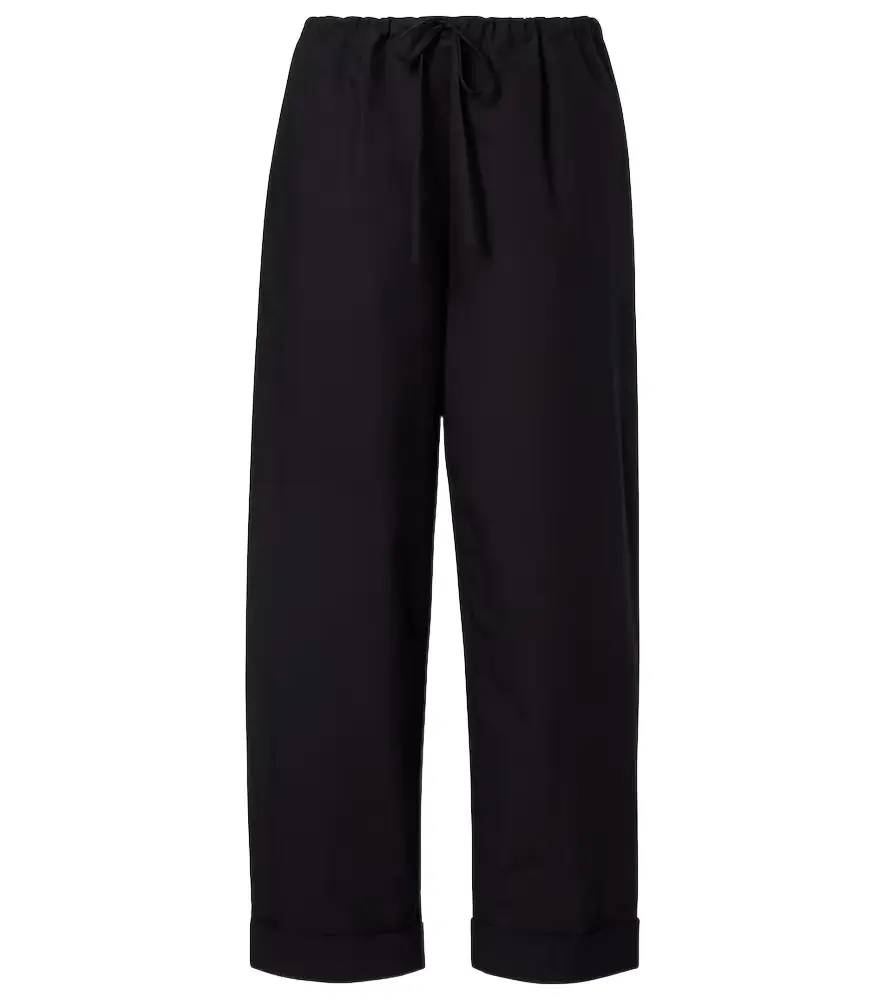 The Row Delano cotton straight pants