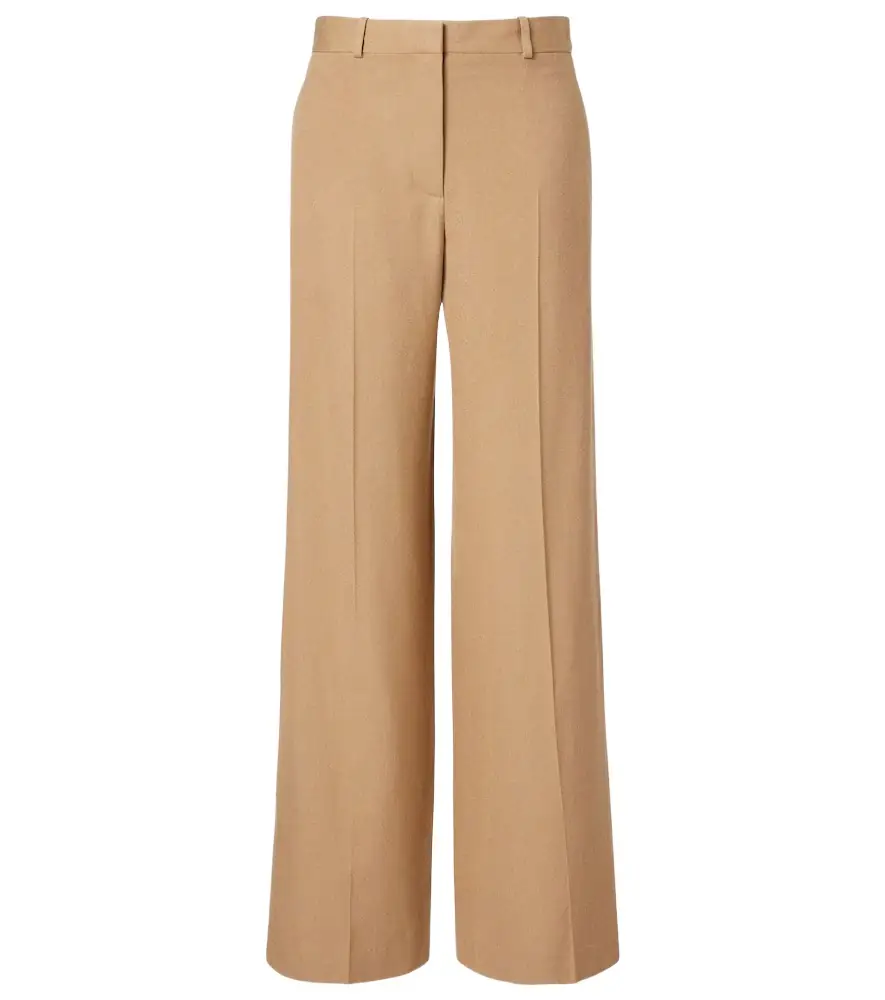 The Row Dender silk wide-leg pants