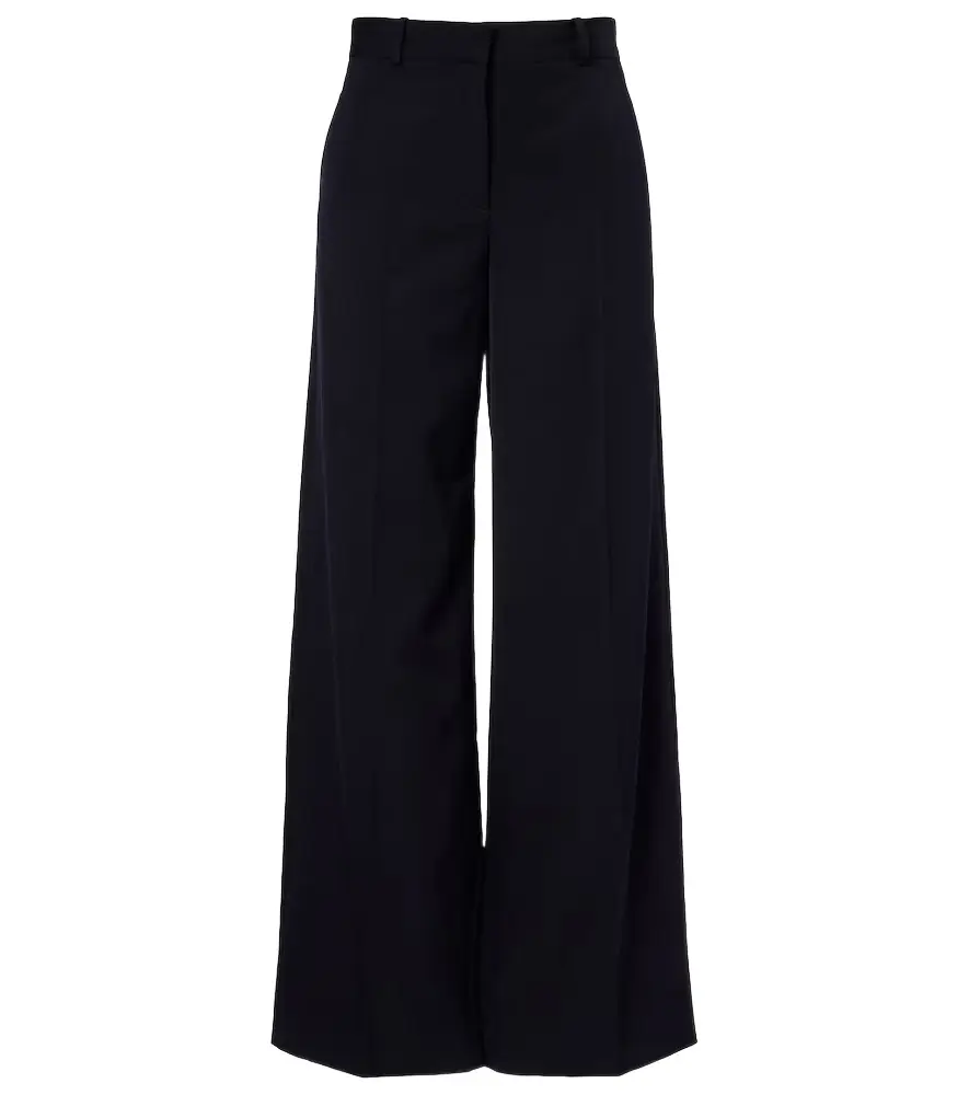 The Row Dender wool gabardine wide-leg pants