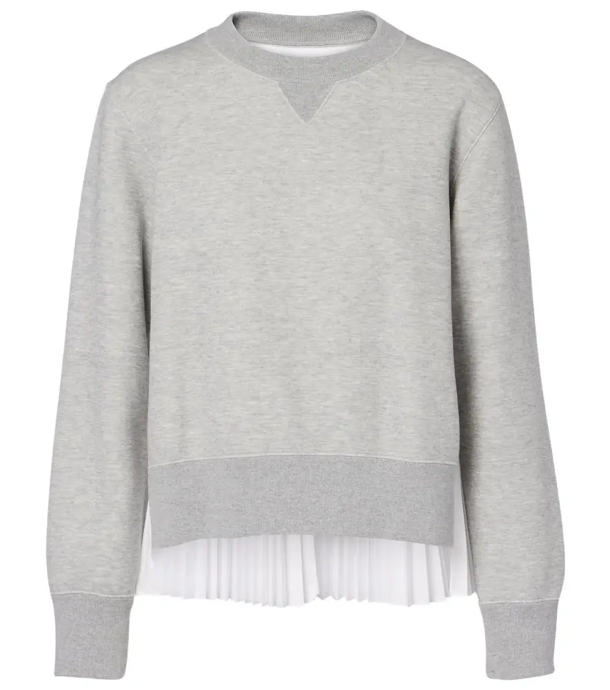 Sacai Cotton-blend sweatshirt