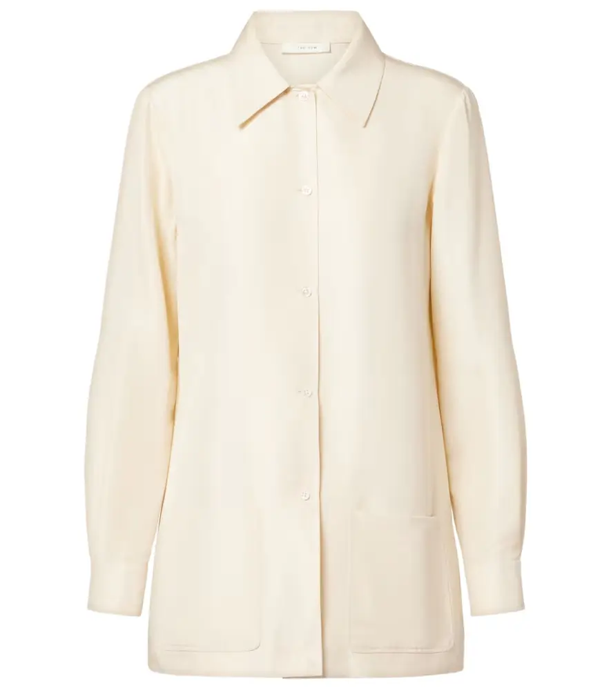 The Row Luka silk shirt