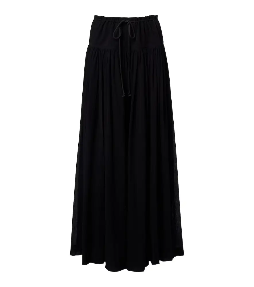 The Row Berenice cotton muslin wide-leg pants